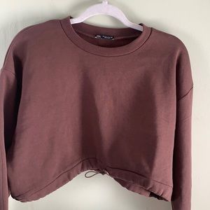 ZARA crop top sweater